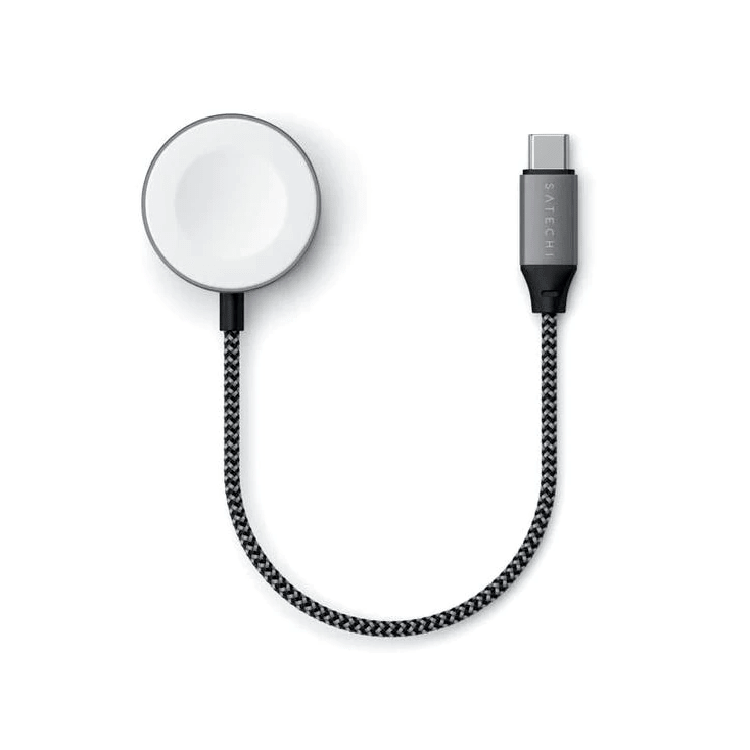 Беспроводная зарядка Satechi USB-C Magnetic Charging Cable для Apple Watch Серая Беспроводная зарядка Satechi USB-C Magnetic Charging Cable для Apple Watch Серая