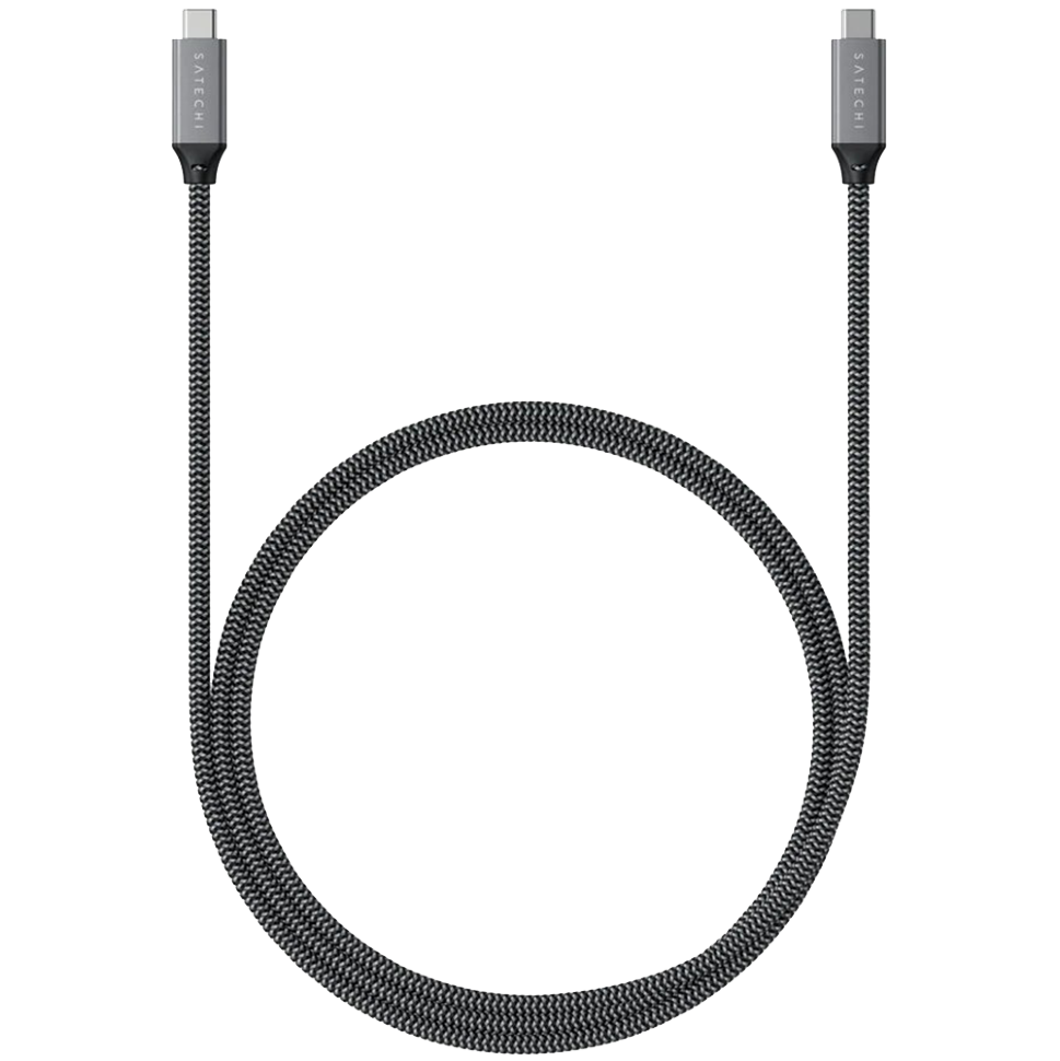Кабель Satechi USB4 Type-C 80 см Серый Кабель Satechi USB4 Type-C 80 см Серый