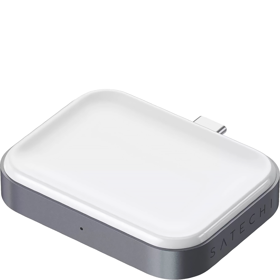 Беспроводная зарядка Satechi USB-C Wireless Charging Dock для AirPods Серый Беспроводная зарядка Satechi USB-C Wireless Charging Dock для AirPods Серый