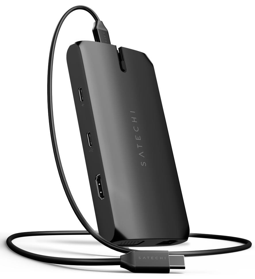 Хаб Satechi Type-C On-the-Go Multiport Adapter Черный Хаб Satechi Type-C On-the-Go Multiport Adapter Черный