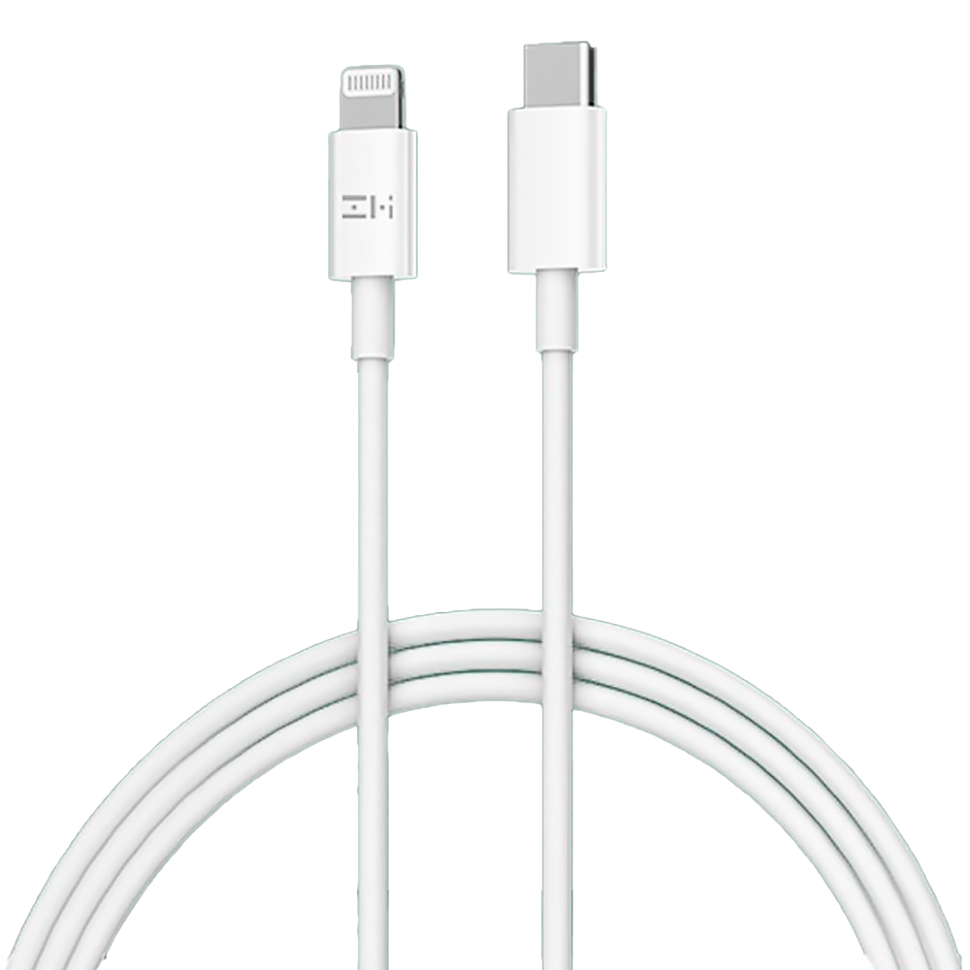Кабель ZMI AL856 Lightning - Type-C MFI 150см Белый Кабель ZMI AL856 Lightning - Type-C MFI 150см Белый