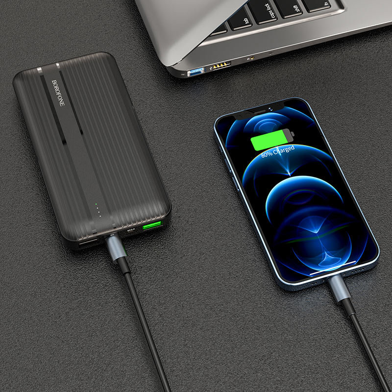 Внешний аккумулятор Borofone BJ9 Uranus 10000mAh 18W Белый Внешний аккумулятор Borofone BJ9 Uranus 10000mAh 18W Белый