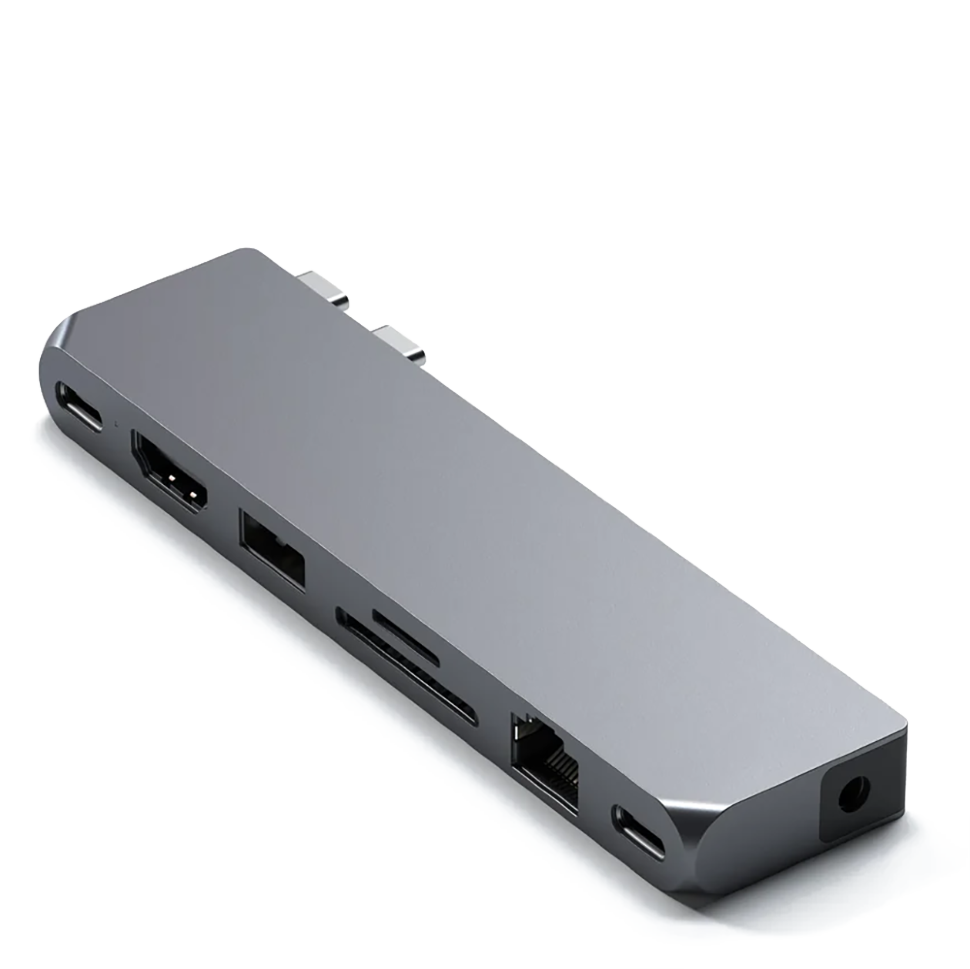 Хаб Satechi Pro Hub Max Серый
