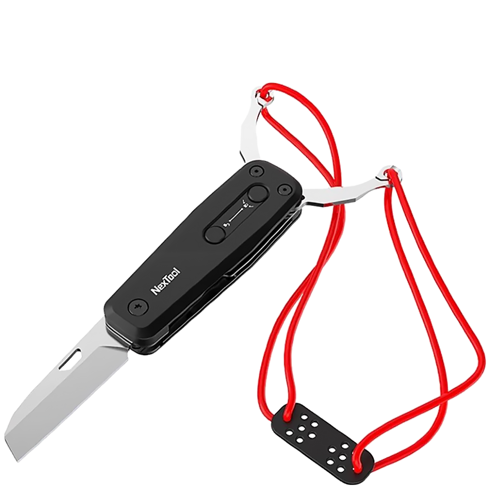 Мультитул-рогатка NexTool Multifunctional Slingshot Чёрная Мультитул-рогатка NexTool Multifunctional Slingshot Чёрная