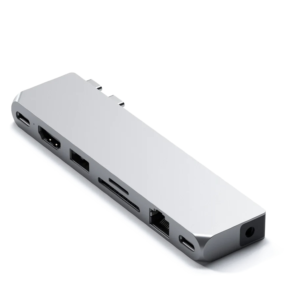 Хаб Satechi Pro Hub Max Серебро