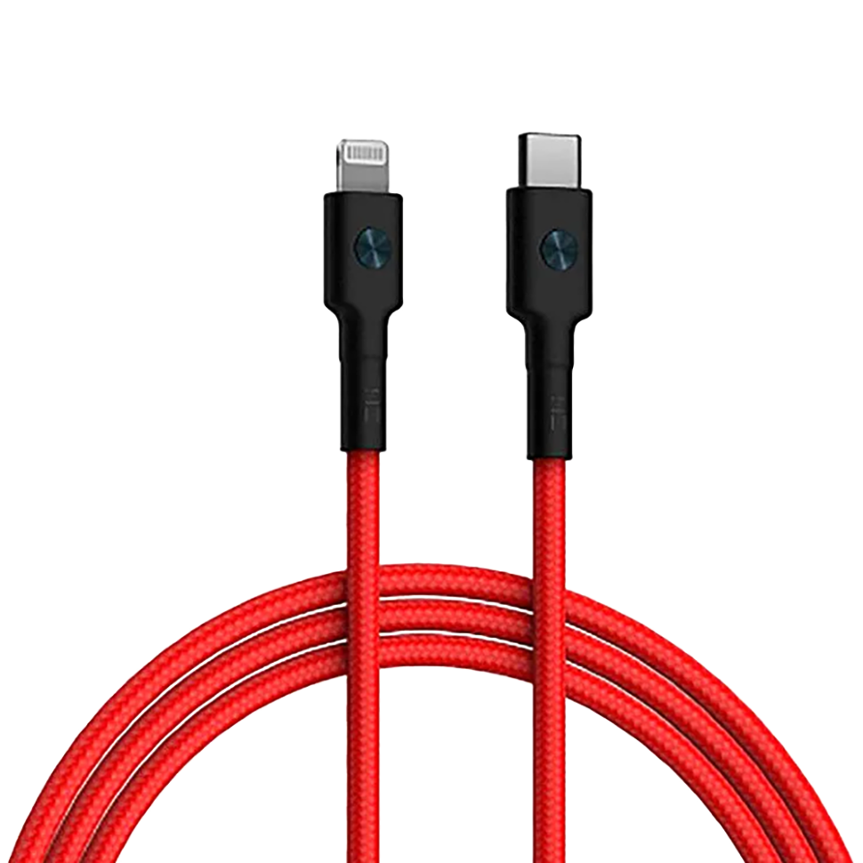 Кабель ZMI Lightning - Type-C AL873K 1м Красный Кабель ZMI Lightning - Type-C AL873K 1м Красный