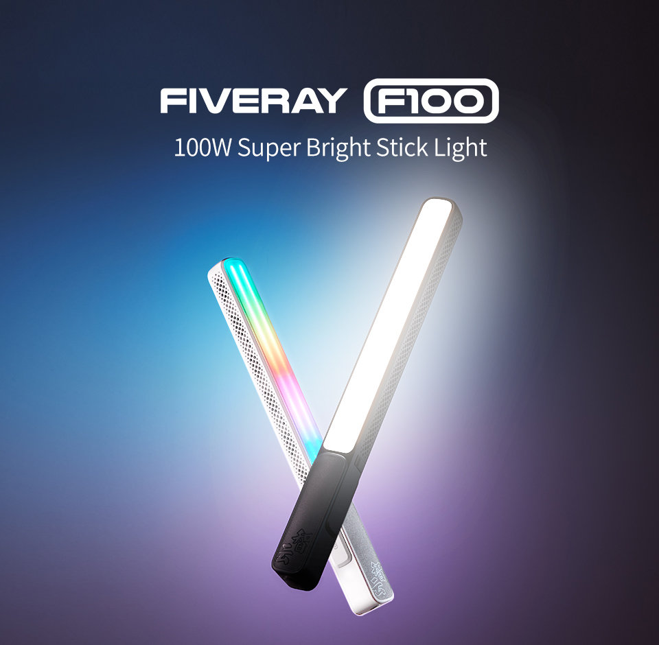 Осветитель Zhiyun FIVERAY F100 COMBO Чёрный Осветитель Zhiyun FIVERAY F100 COMBO Чёрный