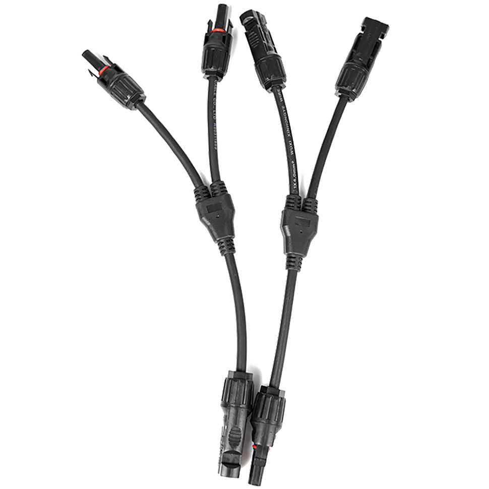 Комплект кабелей EcoFlow MC4 для солнечной панели 0.3м (2шт) Комплект кабелей EcoFlow MC4 для солнечной панели 0.3м (2шт)