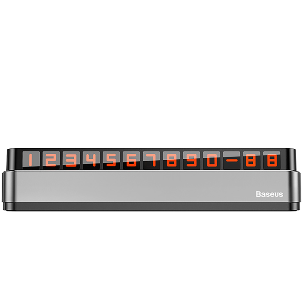 Автовизитка Baseus Moonlight Box Серый Автовизитка Baseus Moonlight Box Серый