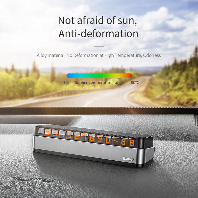 Автовизитка Baseus Moonlight Box Серый Автовизитка Baseus Moonlight Box Серый