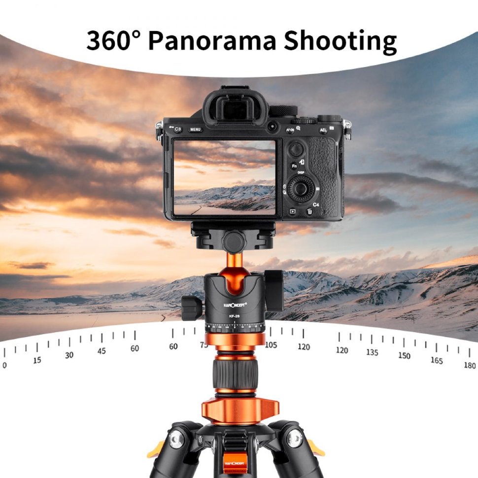 Штатив K&F Concept SA254C4 Штатив K&F Concept SA254C4