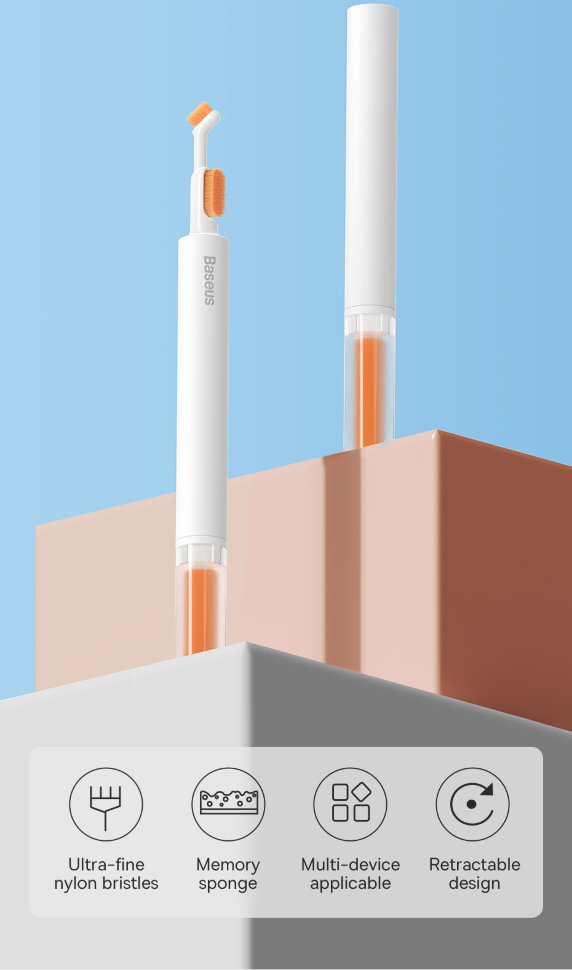 Щетка для чистки Baseus Cleaning Brush Белая Щетка для чистки Baseus Cleaning Brush Белая