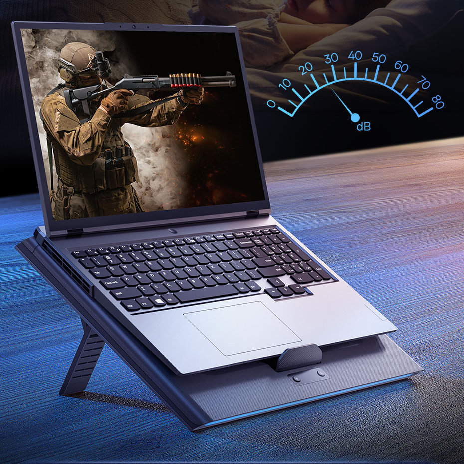 Подставка для ноутбка Baseus ThermoCool Turbo Fan Серая Подставка для ноутбка Baseus ThermoCool Turbo Fan Серая