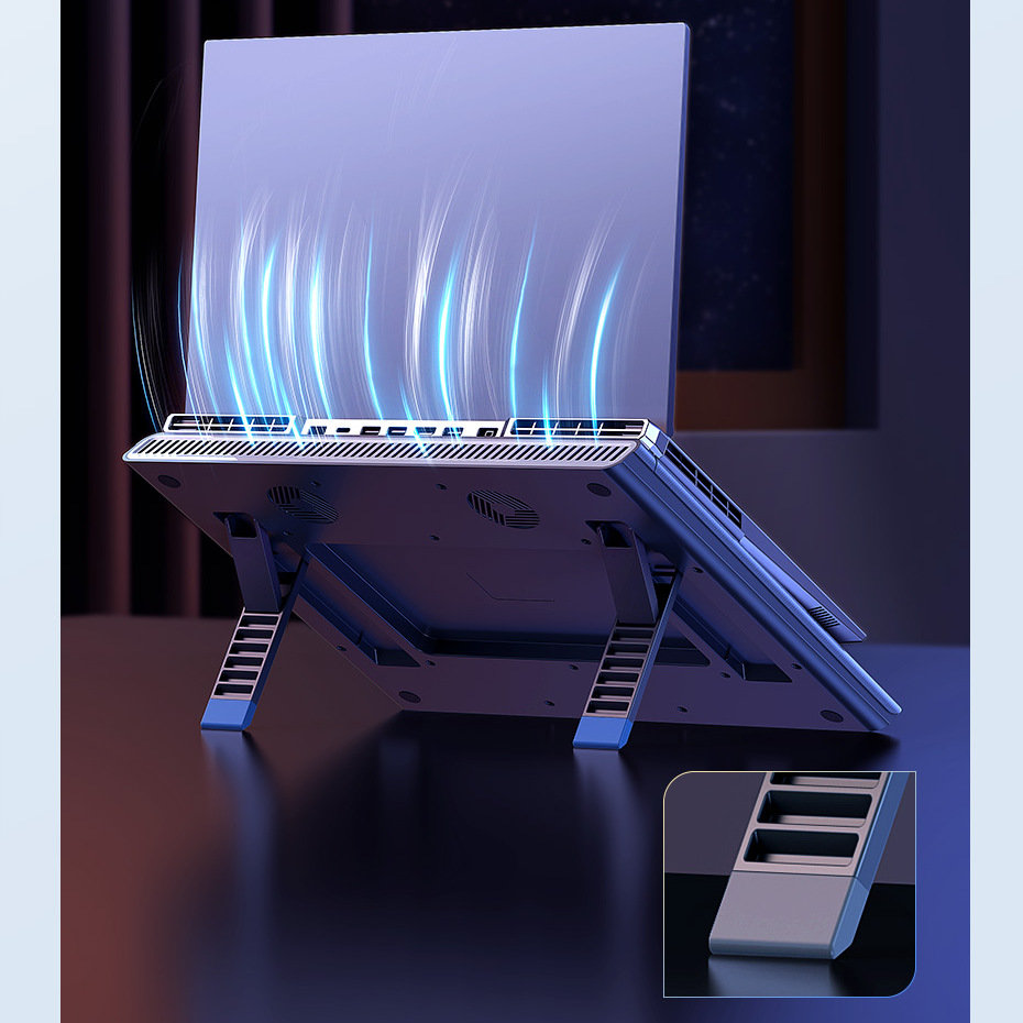 Подставка для ноутбка Baseus ThermoCool Turbo Fan Серая Подставка для ноутбка Baseus ThermoCool Turbo Fan Серая