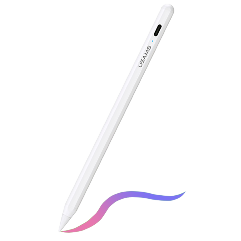 Стилус USAMS US-ZB254 Magnetic Charging Tilt-sensitive Active Touch Capacitive Stylus Pen Стилус USAMS US-ZB254 Magnetic Charging Tilt-sensitive Active Touch Capacitive Stylus Pen