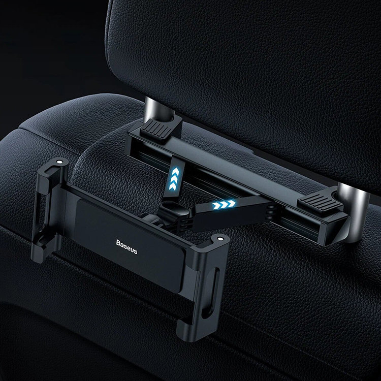 Держатель смартфона/планшета Baseus JoyRide Pro для подголовника Чёрный Держатель смартфона/планшета Baseus JoyRide Pro для подголовника Чёрный
