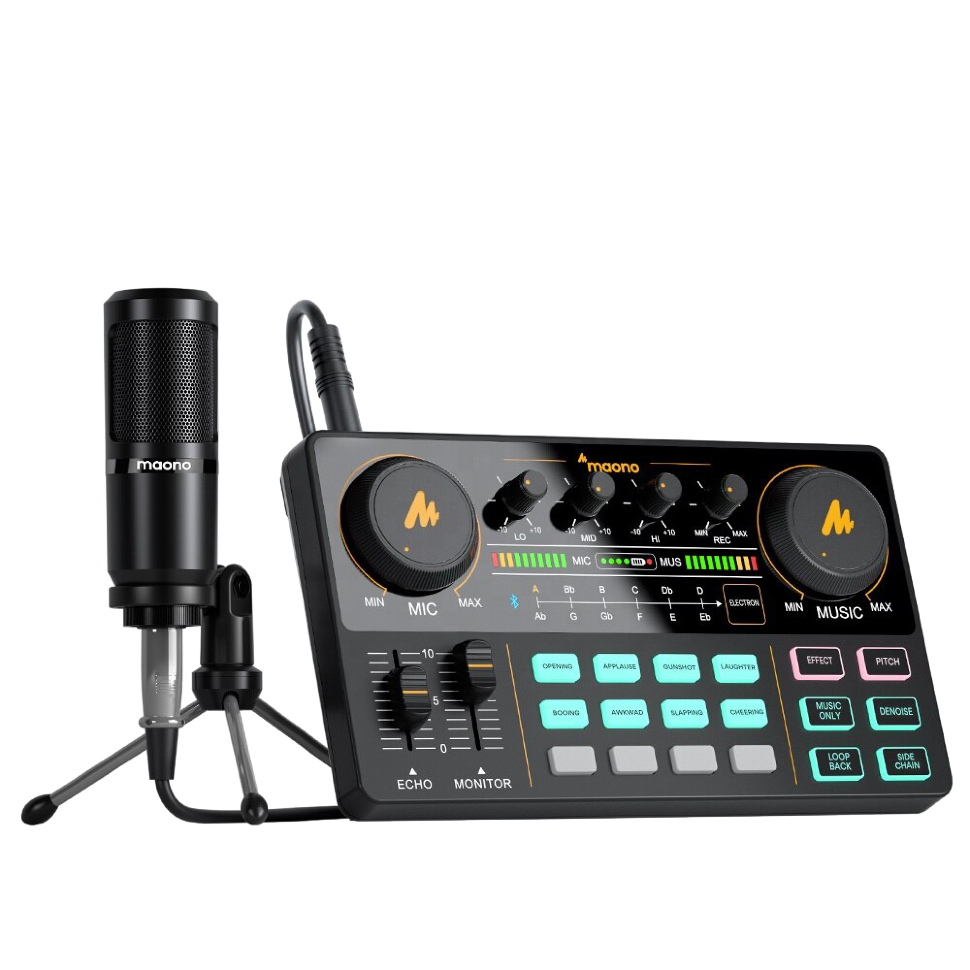 Комплект микшера и микрофона Maono AM200 S1 Комплект микшера и микрофона Maono AM200 S1