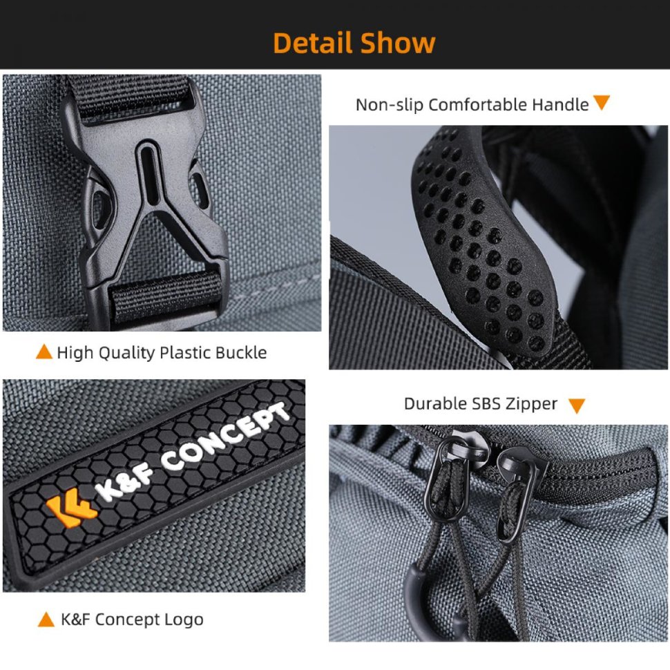 Рюкзак K&F Concept Nature Wander 25L Серый Рюкзак K&F Concept Nature Wander 25L Серый