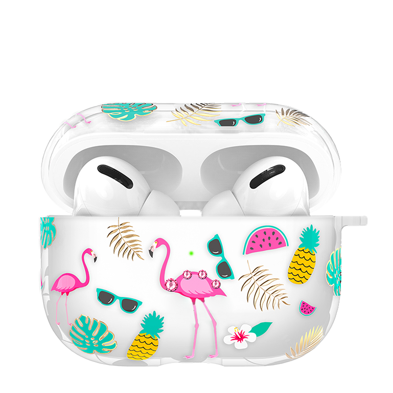 Чехол PQY Fresh для Apple Airpods Pro Flamingo Чехол PQY Fresh для Apple Airpods Pro Flamingo