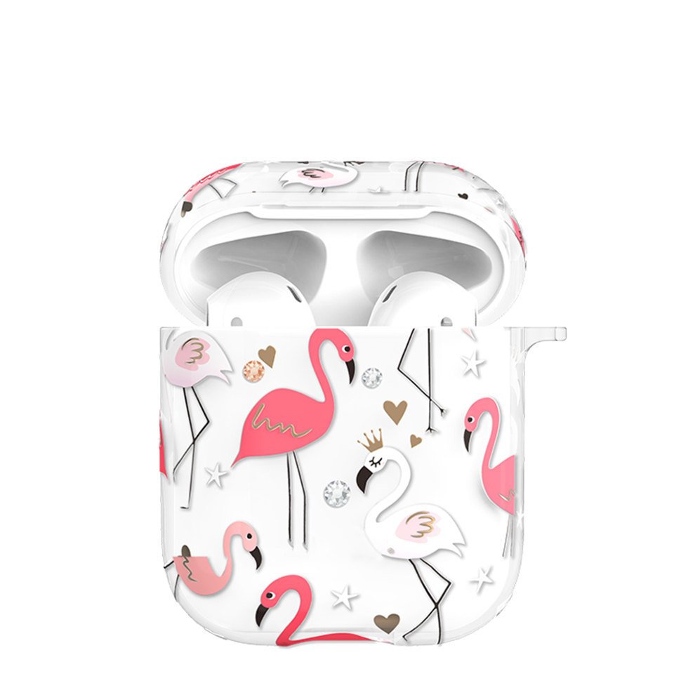Чехол PQY Flamingo для Apple Airpods Crown Чехол PQY Flamingo для Apple Airpods Crown