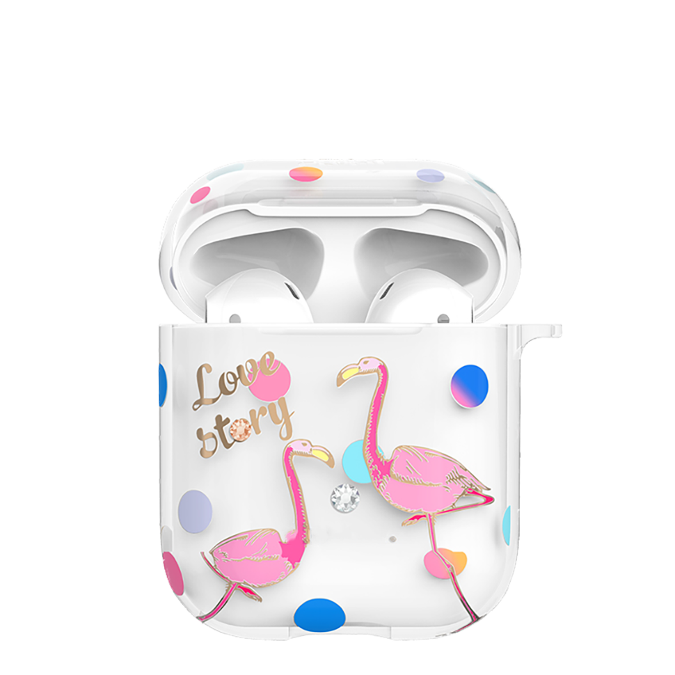 Чехол PQY Flamingo для Apple Airpods Vision Чехол PQY Flamingo для Apple Airpods Vision