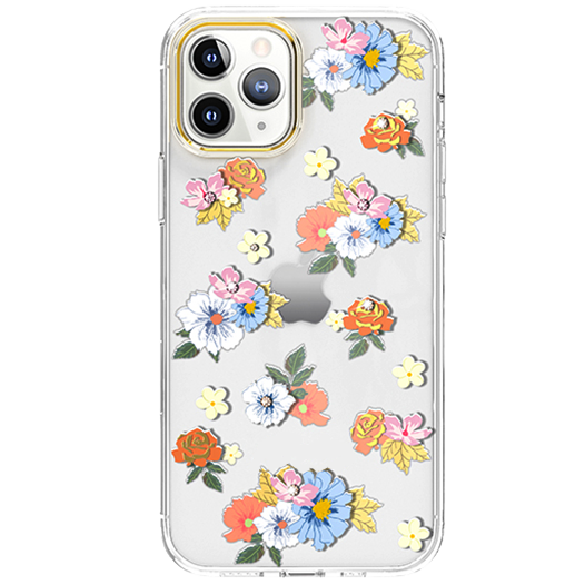 Чехол PQY Rose для iPhone 12 Pro Max Оранжевый