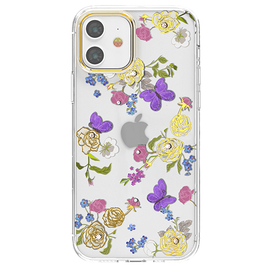 Чехол PQY Rose для iPhone 12 mini Белый