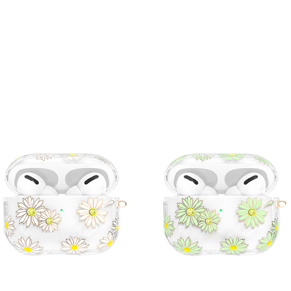 Чехол PQY Spring для Apple AirPods Pro Маргаритки Чехол PQY Spring для Apple AirPods Pro Маргаритки