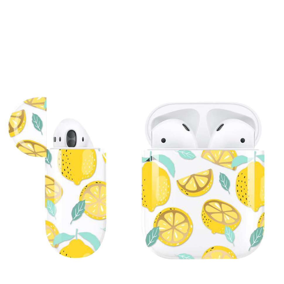 Чехол PQY для Apple Airpods  Lemon Чехол PQY для Apple Airpods  Lemon