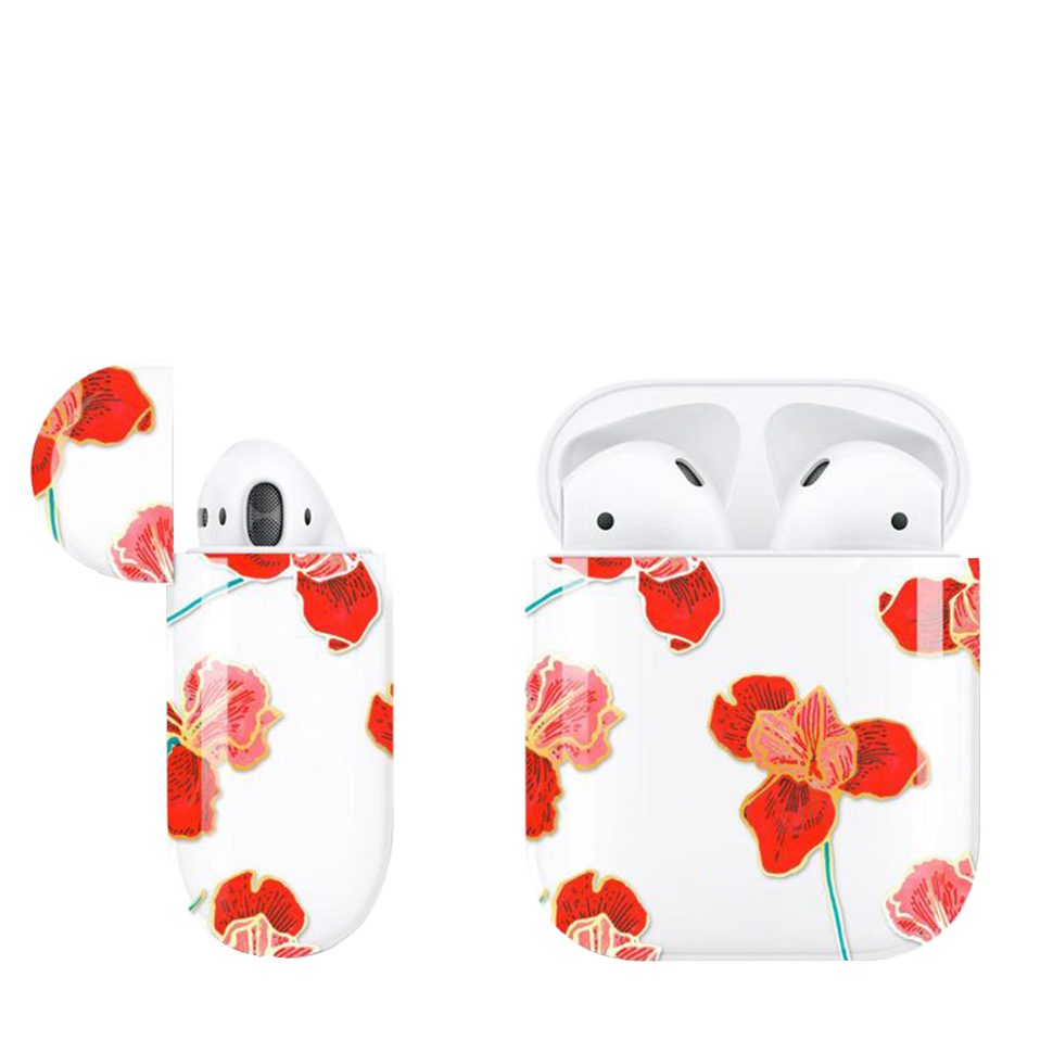 Чехол PQY для Apple Airpods Peony Чехол PQY для Apple Airpods Peony