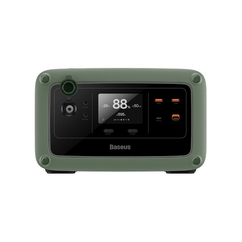Зарядная станция Baseus Energy Stack 600W Зелёная Зарядная станция Baseus Energy Stack 600W Зелёная