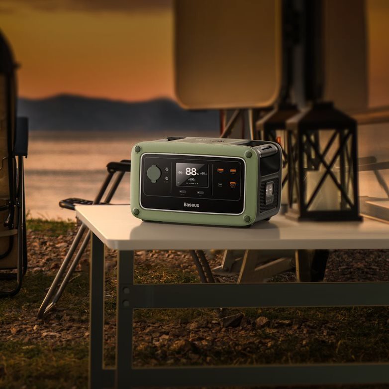 Зарядная станция Baseus Energy Stack 600W Зелёная Зарядная станция Baseus Energy Stack 600W Зелёная