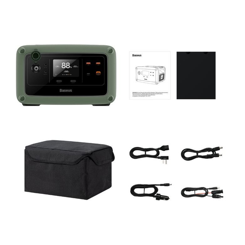 Зарядная станция Baseus Energy Stack 600W Зелёная Зарядная станция Baseus Energy Stack 600W Зелёная