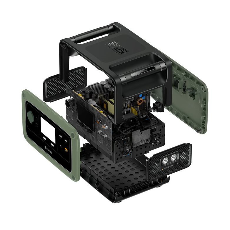 Зарядная станция Baseus Energy Stack 600W Зелёная Зарядная станция Baseus Energy Stack 600W Зелёная