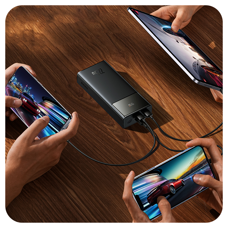 Внешний аккумулятор Baseus Star-Lord 20000mAh 22.5W Чёрный Внешний аккумулятор Baseus Star-Lord 20000mAh 22.5W Чёрный