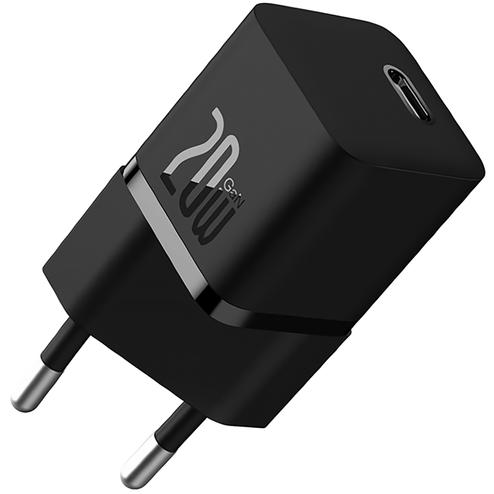 Сетевой адаптер Baseus GaN5 1C 20W Чёрный Сетевой адаптер Baseus GaN5 1C 20W Чёрный