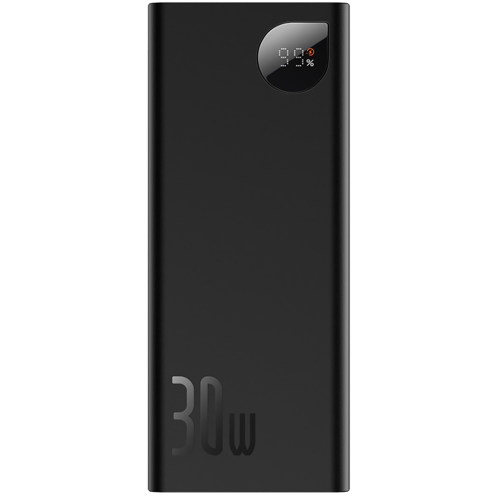 Внешний аккумулятор Baseus Adaman Metal 20000mAh 30W Чёрный Внешний аккумулятор Baseus Adaman Metal 20000mAh 30W Чёрный