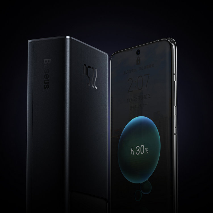 Внешний аккумулятор Baseus Star-Lord 30000mAh 22.5W Чёрный Внешний аккумулятор Baseus Star-Lord 30000mAh 22.5W Чёрный