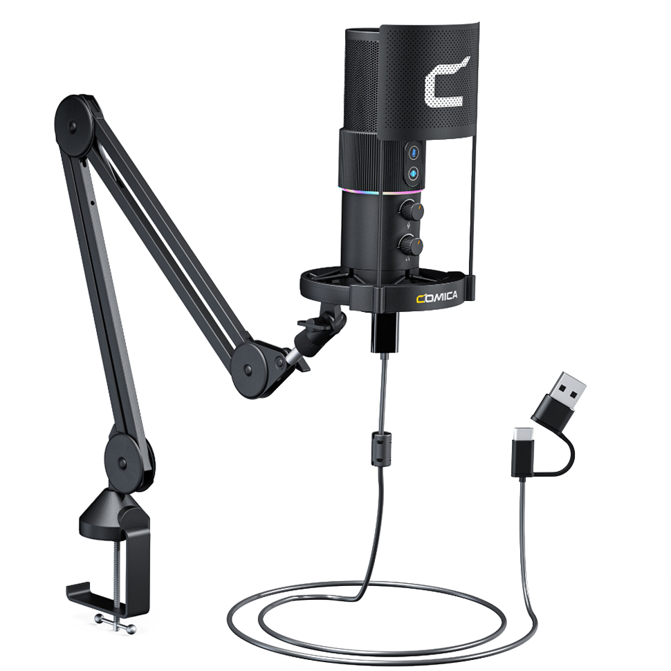Микрофон CoMica STA-U2 A Чёрный Микрофон CoMica STA-U2 A Чёрный