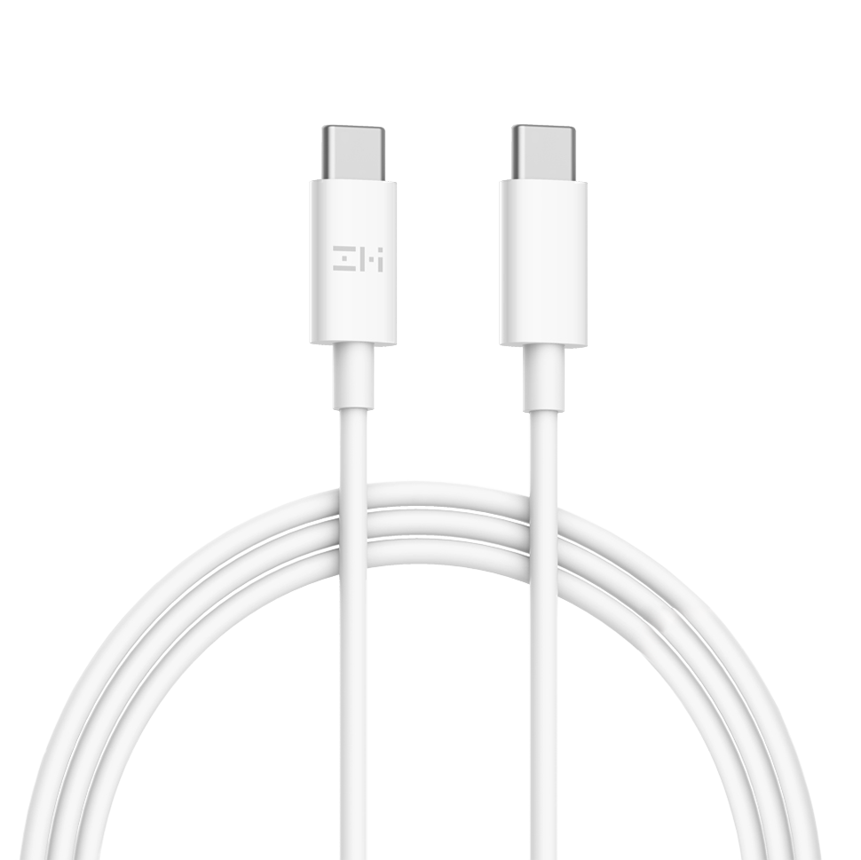 Кабель ZMI AL307 Type-C 60W 100см Белый Кабель ZMI AL307 Type-C 60W 100см Белый