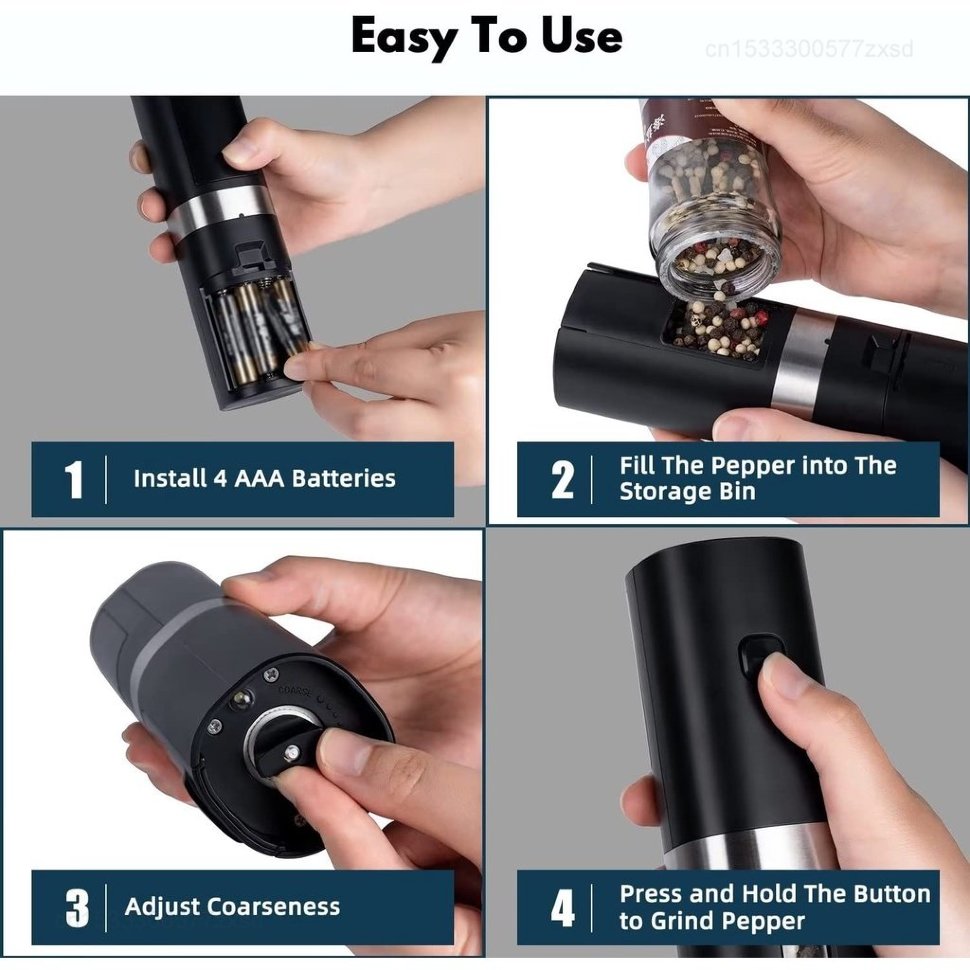 Электрическая мельница Circle Joy CJ-EG06 Star Ring Electric Grinder Чёрная Электрическая мельница Circle Joy CJ-EG06 Star Ring Electric Grinder Чёрная