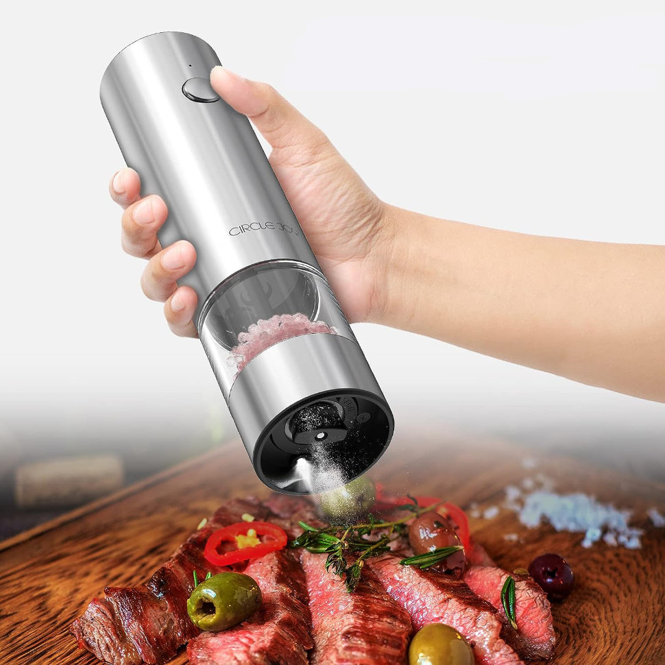 Набор электрических мельниц Circle Joy Fellow Electric Grinder Set Серебро (2 шт) Набор электрических мельниц Circle Joy Fellow Electric Grinder Set Серебро (2 шт)