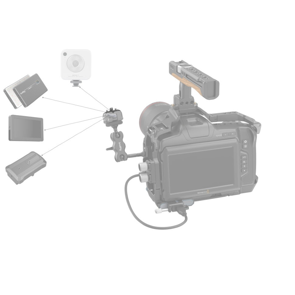 Быстросъёмная площадка Smallrig 3730 Drop-in HawkLock mini Быстросъёмная площадка Smallrig 3730 Drop-in HawkLock mini