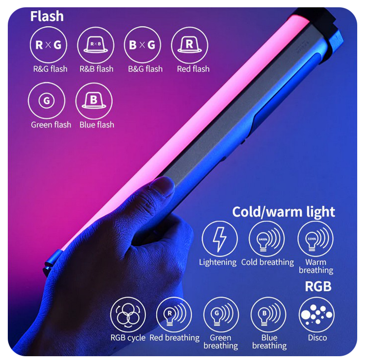 Осветитель YC Onion ENERGY TUBE Pixel Version + Honeycomb + Grid Осветитель YC Onion ENERGY TUBE Pixel Version + Honeycomb + Grid