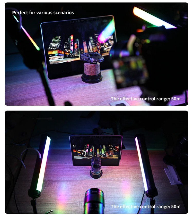 Осветитель YC Onion ENERGY TUBE Pixel Version + Honeycomb + Grid Осветитель YC Onion ENERGY TUBE Pixel Version + Honeycomb + Grid