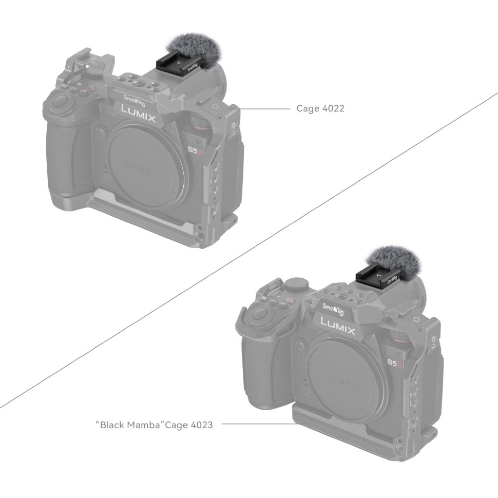 Ветрозащита ворсовая SmallRig 4245 для Panasonic LUMIX G9 II / S5 II / S5 IIX Ветрозащита ворсовая SmallRig 4245 для Panasonic LUMIX G9 II / S5 II / S5 IIX