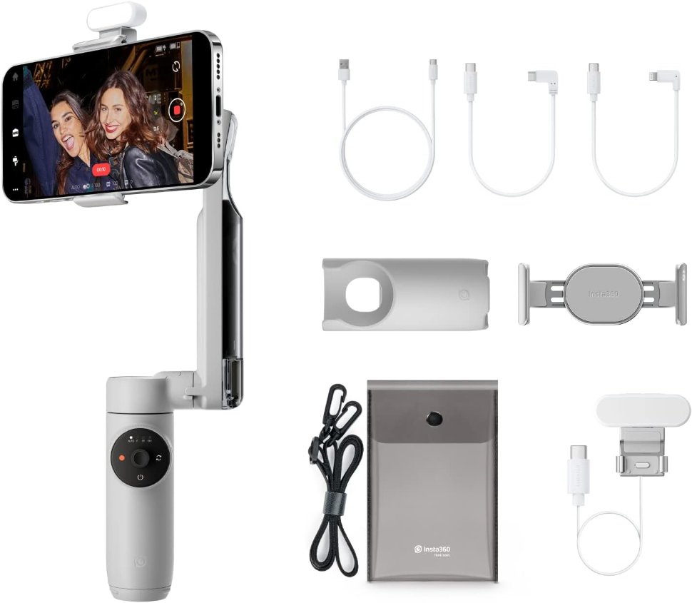 Стабилизатор Insta360 Flow Creator Kit Серый Стабилизатор Insta360 Flow Creator Kit Серый