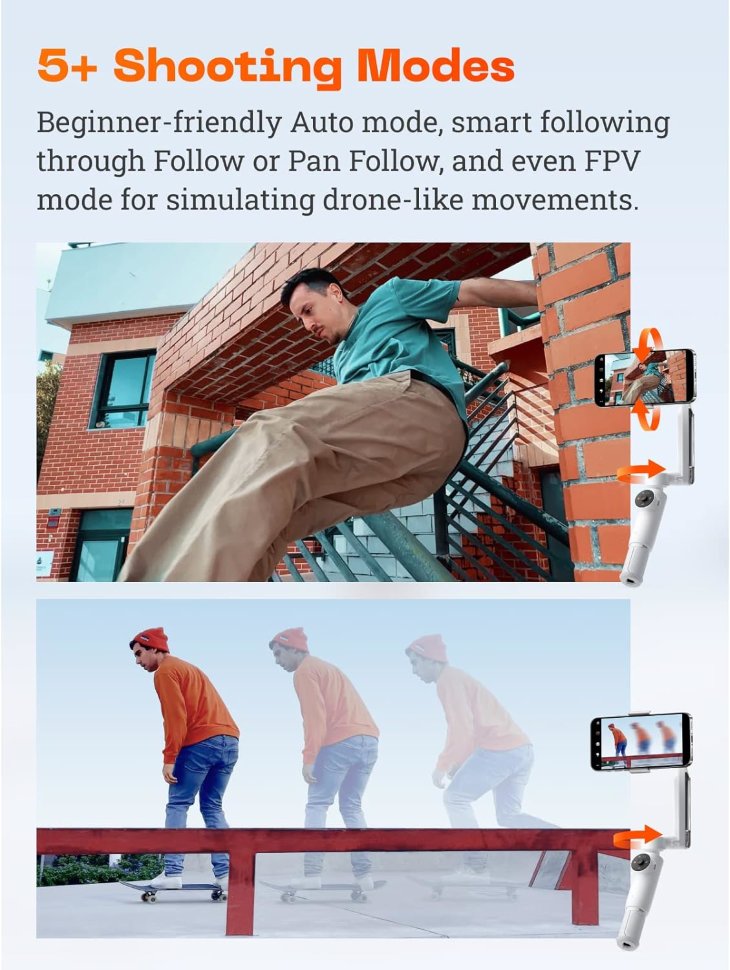 Стабилизатор Insta360 Flow Creator Kit Серый Стабилизатор Insta360 Flow Creator Kit Серый