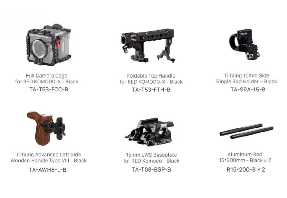 Клетка Tilta Basic Kit для RED KOMODO-X Чёрная Клетка Tilta Basic Kit для RED KOMODO-X Чёрная