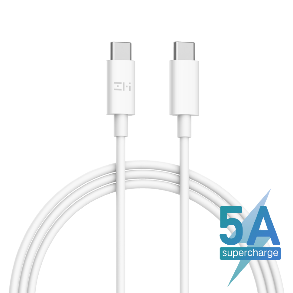 Кабель ZMI AL308E Type-C 100W 1.5м Белый